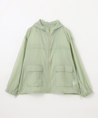 ANY 【WEB限定】シアーフードブルゾン オリーブ