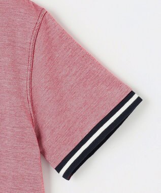 J.PRESS KIDS 【140-170㎝】COOLMAX コンビボーダー リブＴシャツ レッド系