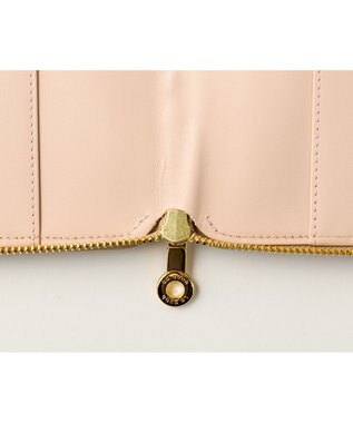 MIYABIYA La quoh with kirakaracho 南蛮七宝 プリントレザー ノートホルダー 鴇色(ときいろ)