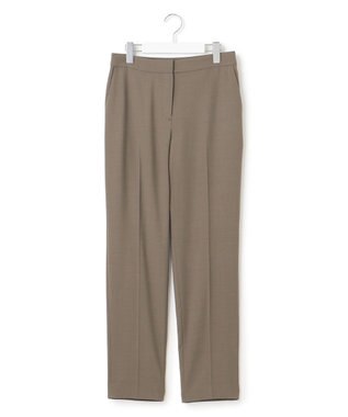 ICB L 【UVカット・洗える】ウール2WAYストレッチ スティックパンツ モカ