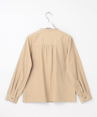 J.PRESS LADIES S Lightシャツコール ブラウス ベージュ系