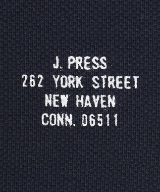 J.PRESS MEN レジメンタル ポロシャツ ネイビー系