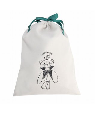 ACE BAGS & LUGGAGE HAyU × ace.  巾着 2点セット 猫柄 17824 アイボリー