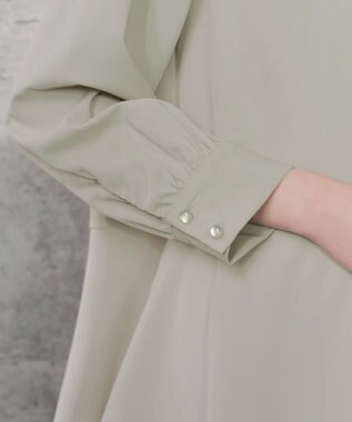 Tiaclasse L イレギュラーヘムブラウス ミント