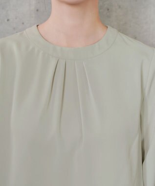 Tiaclasse L イレギュラーヘムブラウス ミント