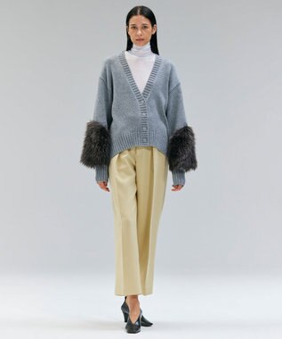 BEIGE， WASCO / 2WAYストレッチウールタックカービーパンツ L.Mustard