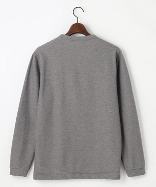 JOSEPH ABBOUD MOUNTAIN 【MADE IN JAPAN】ダイヤモンドワッフル 長袖 アウトドア Tシャツ グレー系