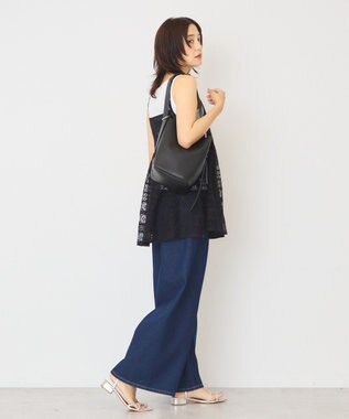 AMERICAN HOLIC 【3点セット】ワンハンドルバケツトート+ポーチ Black