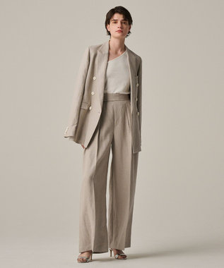 uncrave ヘリンボーン リネン ジャケット（uncrave WHITE） フラックスA