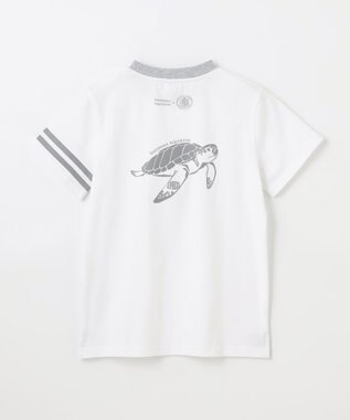 J.PRESS KIDS 【140-170㎝】バックプリントＴシャツ アイボリー系