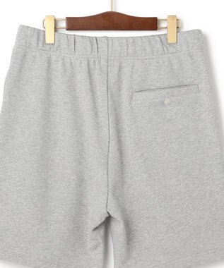 J.PRESS MEN さりげなくちょうどいい【WEB限定】バックブル スウェットハーフパンツ ライトグレー系