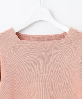 Feroux 【セットアイテム】ニット×ジャガードスカート セット ピンク系