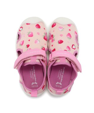 Mother garden マザーガーデン 野いちご アクアシューズ 16/17/18/19/20/21cm 野いちご柄