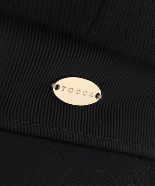 TOCCA 【百田夏菜子さん着用】【サイズ調整可】BELTED GROSGRAIN キャスケット 帽子 ブラック系