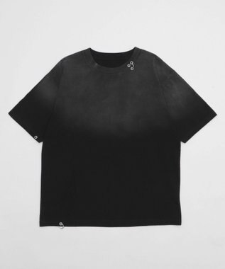 WEGO ピアス付きT（SS） スミクロ