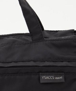 Y'SACCS 【Y’SACCS vous et】サイドジップ2WAYミニトート ブラック