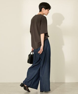 AMERICAN HOLIC バイオウォッシュ加工ロゴＴシャツ Red