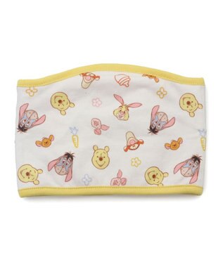 PET PARADISE ディズニー くまのプーさん マナーベルト 《フレンズ柄》 小型犬 ホワイト×イエロー