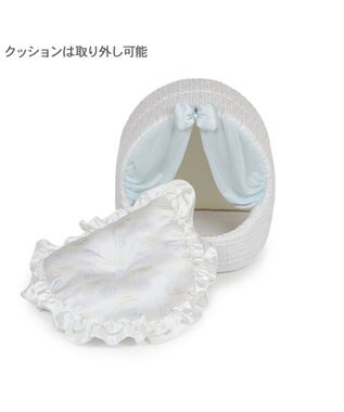 PET PARADISE ディズニー ３兄弟 ゆりかごハウス ホワイト×シルバー