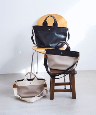 TOPKAPI 【人気色が限定復活！】【Breath TOPKAPI】RIPPLE リプル A4 トート バッグ L（ショルダー付き） ブラック