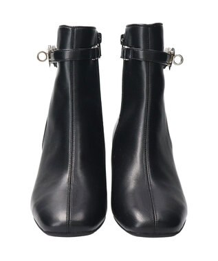 Bridget Birkin 【Bridget Birkin】ハート金具ベルトショートブーツ ブラック