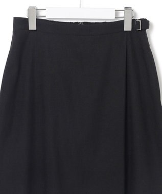 23区 S 【セットアップ対応】アイアスマットストレッチ フレア スカート ブラック系
