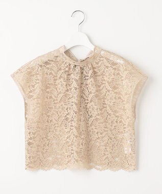 23区 【APPLAUDIR】レースコンビ ドレス ベージュ系