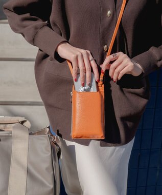 Atelier nuu 本革 スマホショルダー