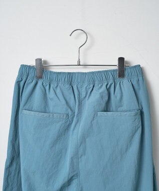 WEGO 【ウエストゴム/撥水/洗濯機可】ナイロンイージーパンツ ブルーその他