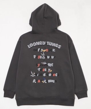 WEGO 【ユニセックス着用ITEM/裏起毛】LOONEYTUNESグラフィックプルオーバー スミクロ