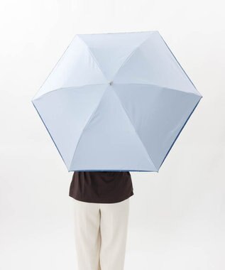 AURORA 【 BLAO（ブラオ）】サマーシールド スタッズ晴雨兼用傘(折りたたみ傘) サックス