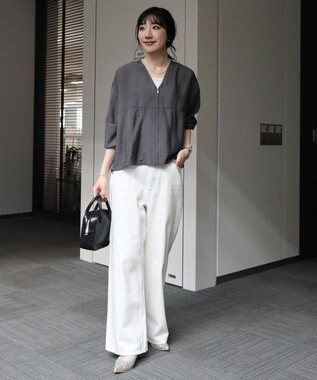 AMERICAN HOLIC ＶネックＺＩＰブルゾン Charcoal Gray