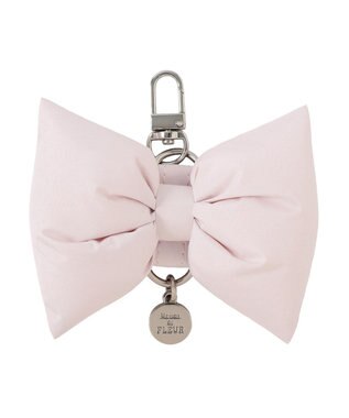 Maison de FLEUR ボリュームリボンチャーム Pink