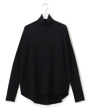 ICB L 【新色追加・WEB限定カラーあり】 ヴィスコースワイド タートルネックプルオーバー ブラック