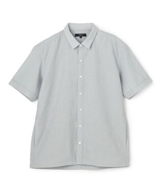 JOSEPH HOMME 【新型】トリコサッカーストレッチ　 レギュラーカラー半袖シャツ ＜新色＞ライトグレー系