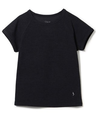 Chacott Peach MokuＴシャツ ダークグレー杢