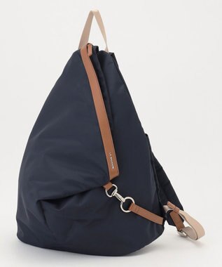 LA BAGAGERIE トライアングルリュックサック ネイビー