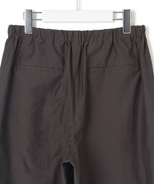 23区 L MANTECO ブライトワッシャー ワイド パンツ ダークブラウン系