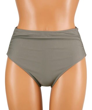 San-ai Resort（三愛水着楽園） ワコール定番商品カップ使用、GHIカップの大きなお胸に対応【グラマラスフィット】クロスワイヤーAライン水着　11EF-ML・13GHI-L LL ブラウン