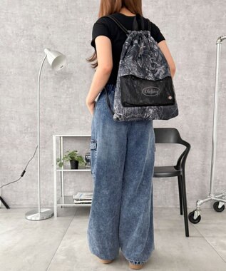 WEGO 【ユニセックス着用ITEM】別注Dickiesナップサック 柄1