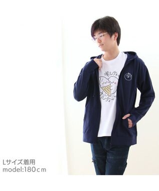 Mother garden しろたん 指穴付き ＵＶカットパーカー  ユニセックス ジップパーカー