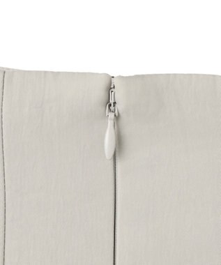 uncrave ヴィンテージタフタ フレアスカート ライトグレー