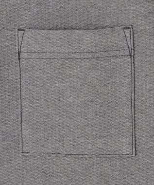 JOSEPH ABBOUD MOUNTAIN 【MADE IN JAPAN】ダイヤモンドワッフル 長袖 アウトドア Tシャツ グレー系