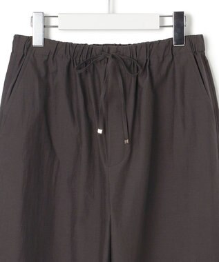 23区 L MANTECO ブライトワッシャー ワイド パンツ ダークブラウン系