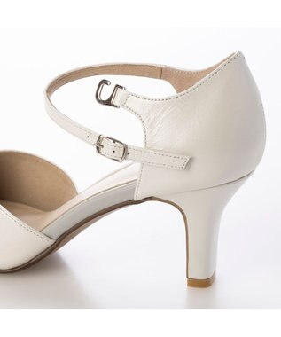 Riz raffinee <Riz raffinee>アンクルストラップサンダル アイボリーメタリック