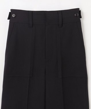 GRACE CONTINENTAL サテンベイカーパンツ ブラック