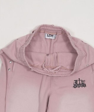 WEGO 【ウエストゴム】ロゴスウェットパンツ ピンク