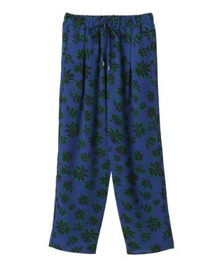 Green Parks 柄イージーパンツⅡ（テーパード） Navy