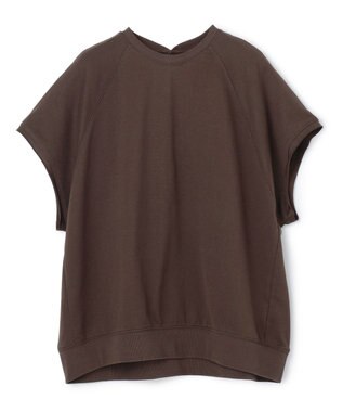 UNFILO L ライトウェイト スリーブレス スウェット ブラウン