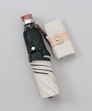 AURORA テレビで紹介！【WEB限定】 晴雨兼用傘（折りたたみ・クイックオープン） ベージュ